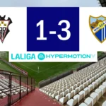 Albacete Balompié- Málaga CF: Reacción y victoria (1-3)