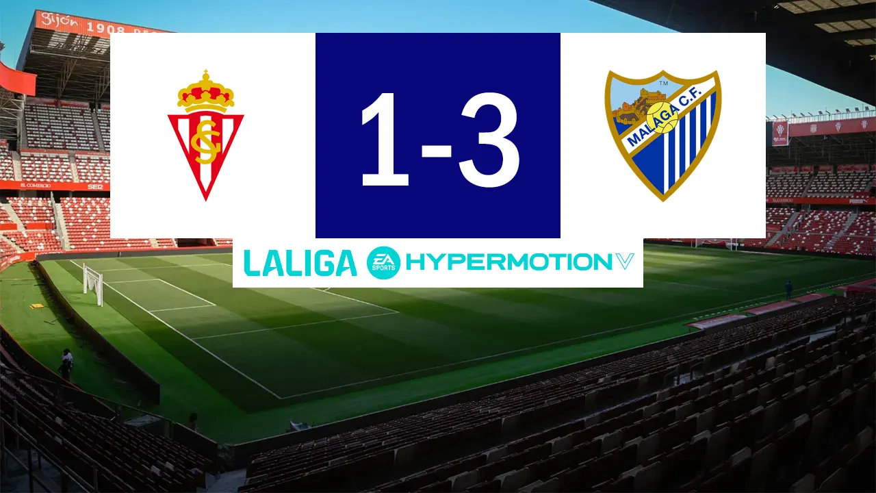 Sporting 1 - Málaga CF 3