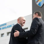 Rafael Louzán: “Me voy impresionado viendo estas maravillosas instalaciones de la Ciudad Deportiva del Málaga”