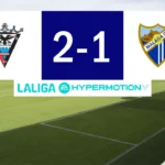 El Mirandés frena la extraordinaria racha del Málaga CF de Funes (2-1)