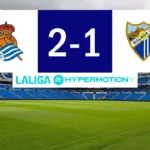 El Málaga CF vuelve de vacío de Anoeta (2-1)