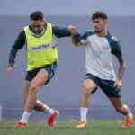Víctor y Moussa se reincorporan a la dinámica grupal del Málaga CF