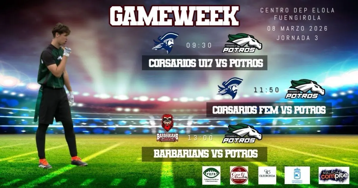 Cartel Málaga Potros