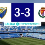 El Málaga CF deja escapar el triunfo ante el Valladolid (3-3)